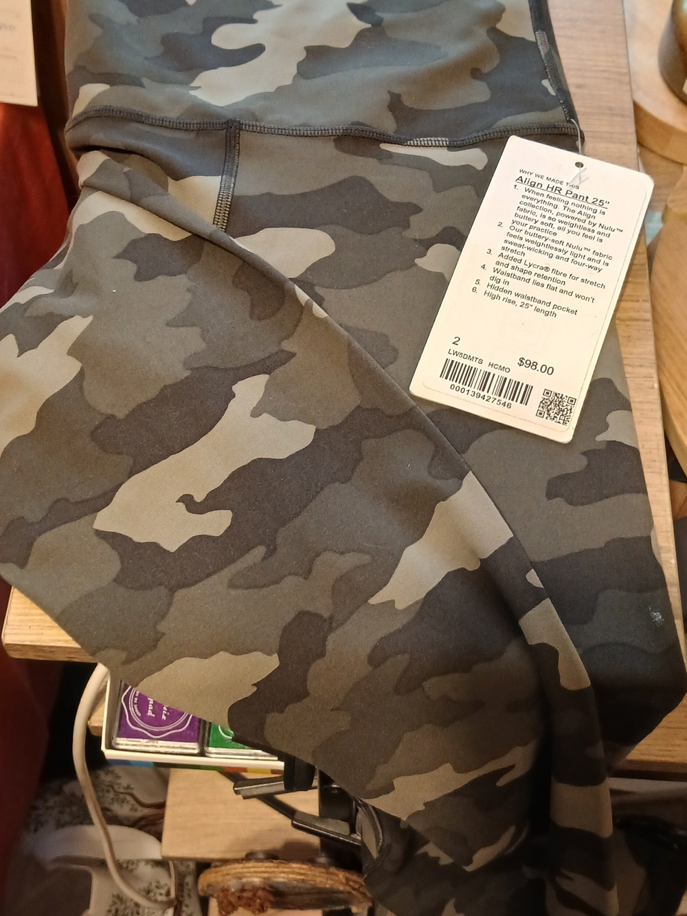 lululemon athletica Camouflage High-Rise Leggings - Olive/Gray